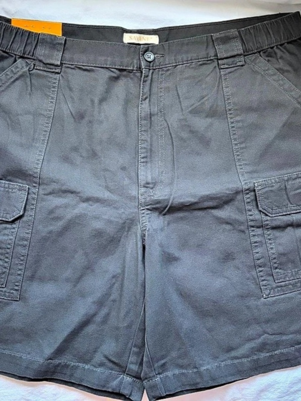 Savane Hiking Cargo Shorts Men's Gray Waist 40